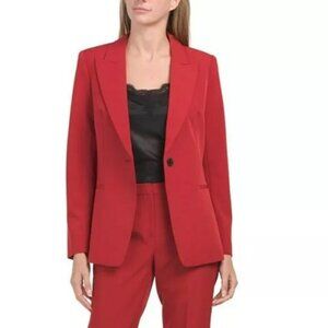 KOBI HALPERIN Burnt Red Jordanna One Button Blazer